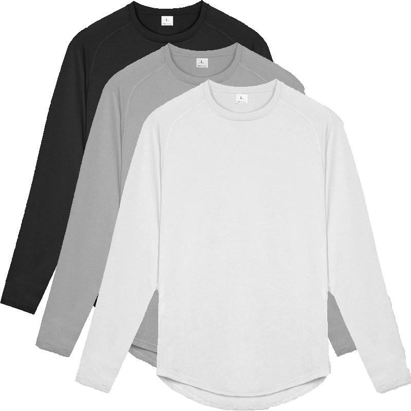 T Shirt Tight Fit - Plain Autumn Elasticity Tight Long Sleeve