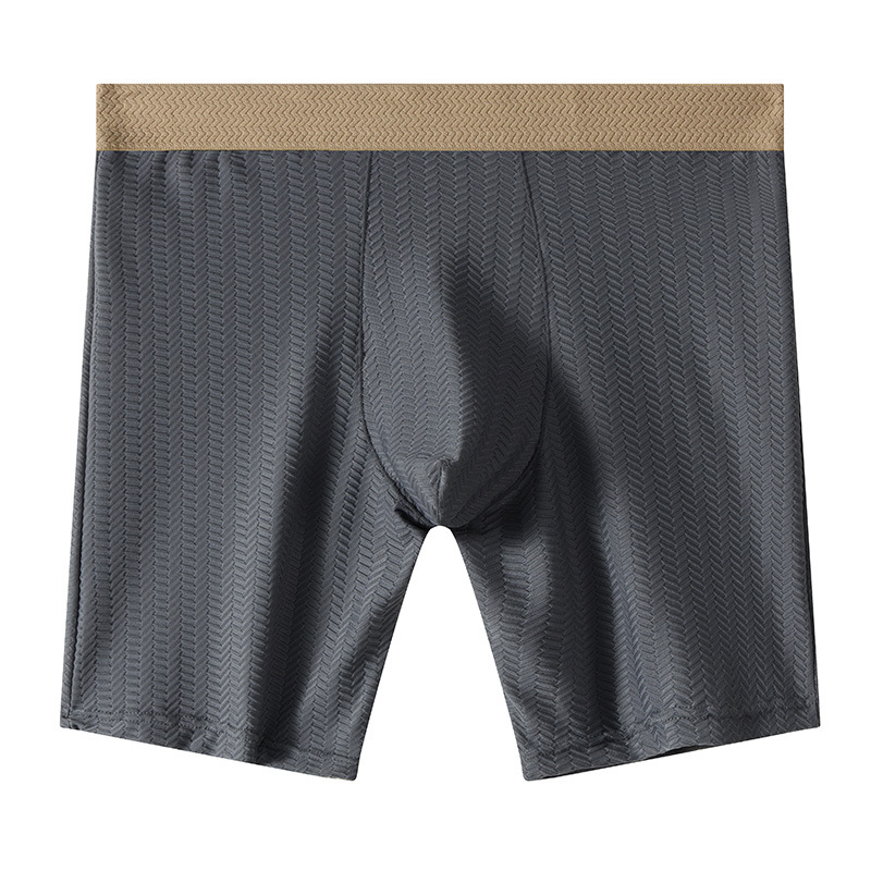 Mens Boxer Shorts Homme Nylon  – Long Leg Trunk Men recenzja i cena