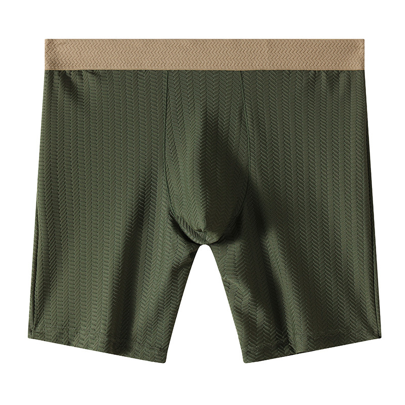 Mens Boxer Shorts Homme Nylon  – Long Leg Trunk Men recenzja i cena