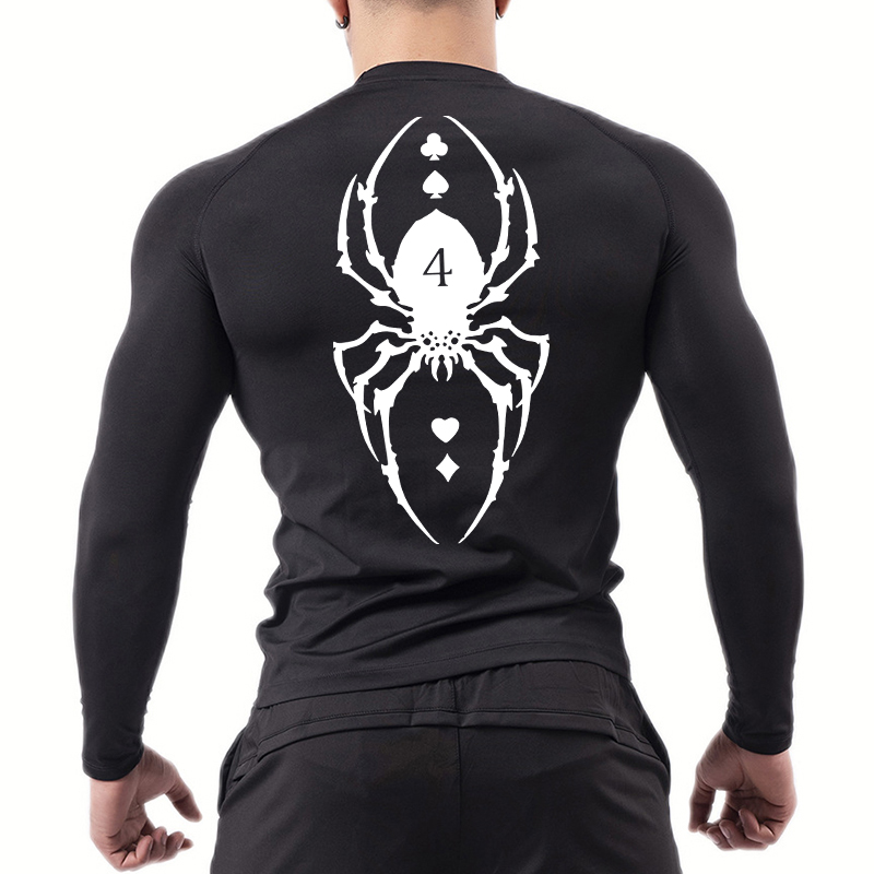 Spider Print Compression Shirt – Base Layer Top recenzja i cena