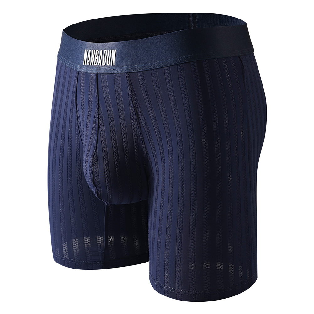Men Ice Silk Long Leg Shorts B – Long Leg Trunk Men recenzja i cena
