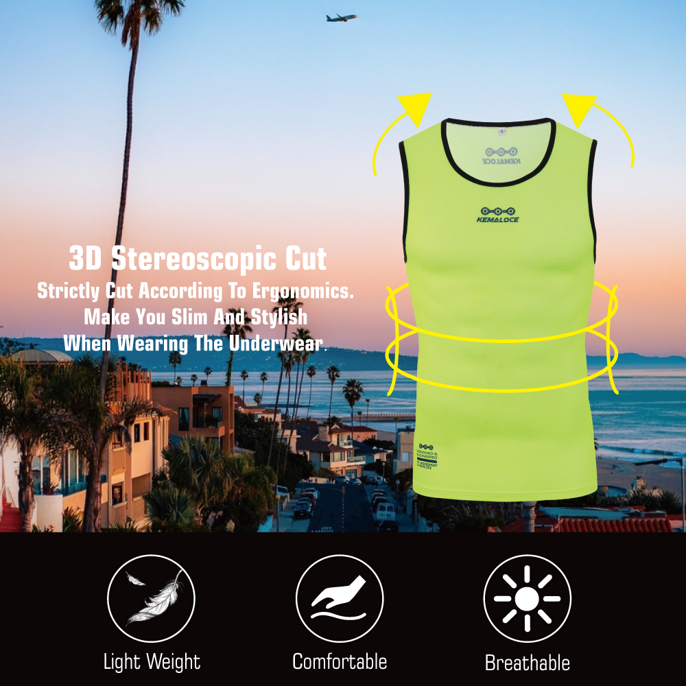 KEMALOCE Cycling Base Layer Me – Sleeveless Undershirt recenzja i cena
