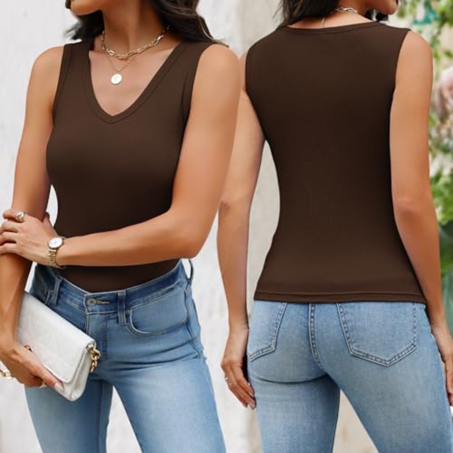 Chulianyouhuo Womens Sleeveles – Tank Top Ribbed recenzja i cena