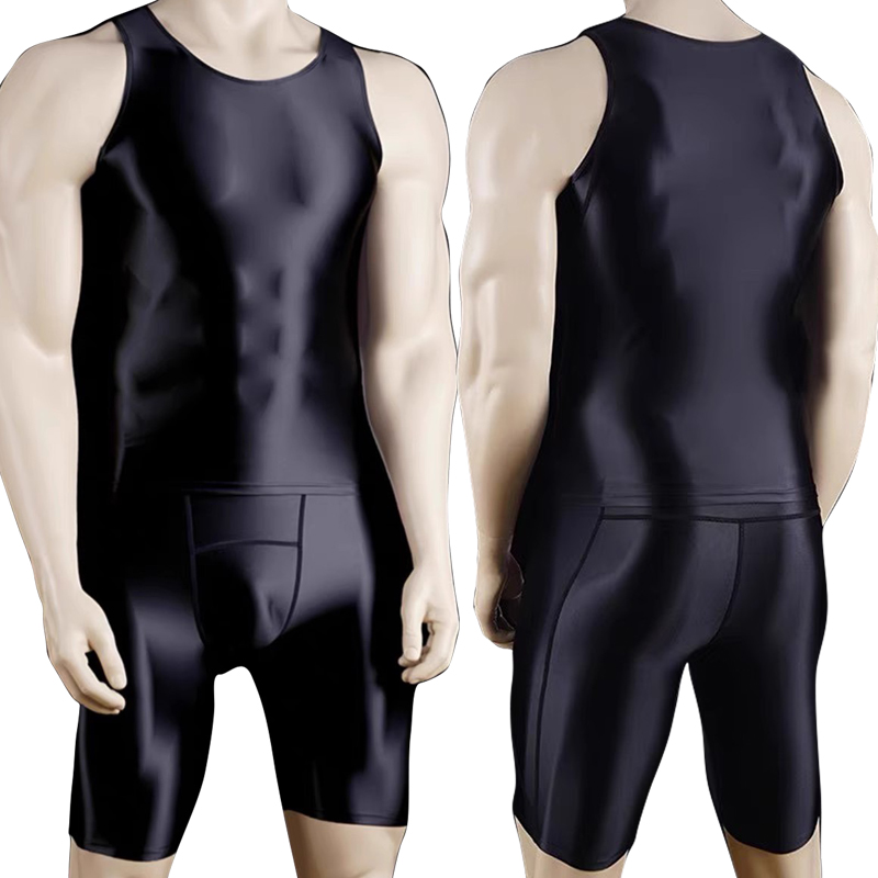 Men Thin Fitness vest Tights s – Compression Shorts Athletes recenzja i cena
