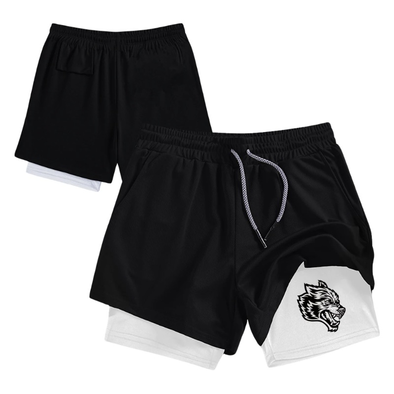 Streetwear Men's Double Layer  – Compression Shorts Athletes recenzja i cena