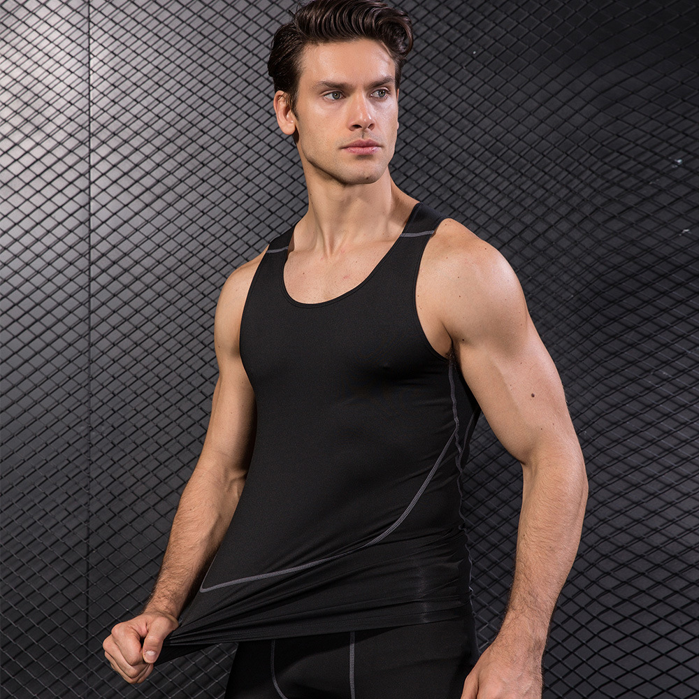 Men Black Sport Skinny Vest Ti – Base Layer Top recenzja i cena