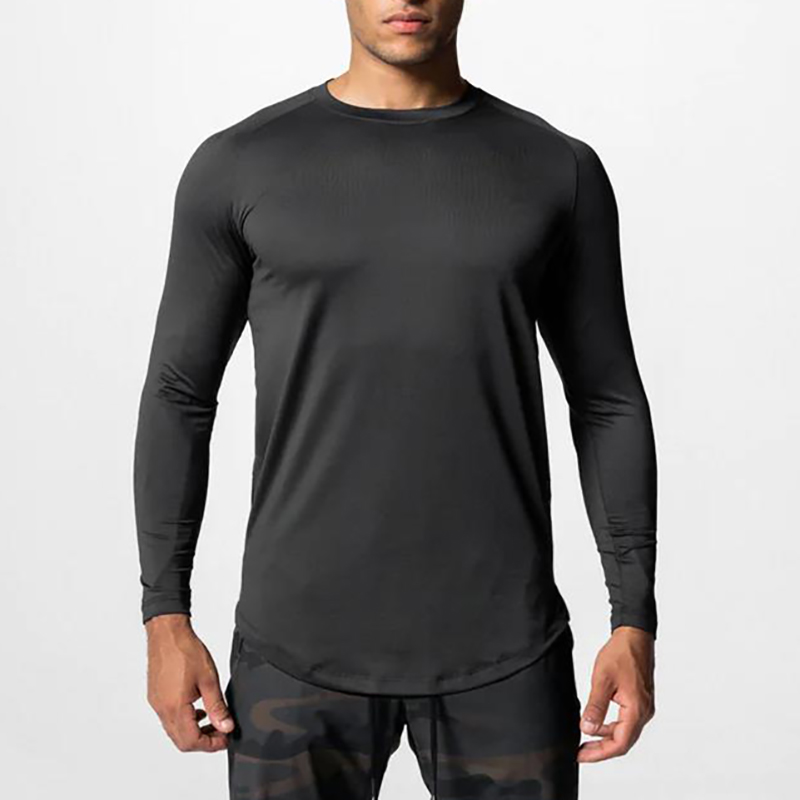 Plain Autumn Elasticity Tight  – T Shirt Tight Fit recenzja i cena