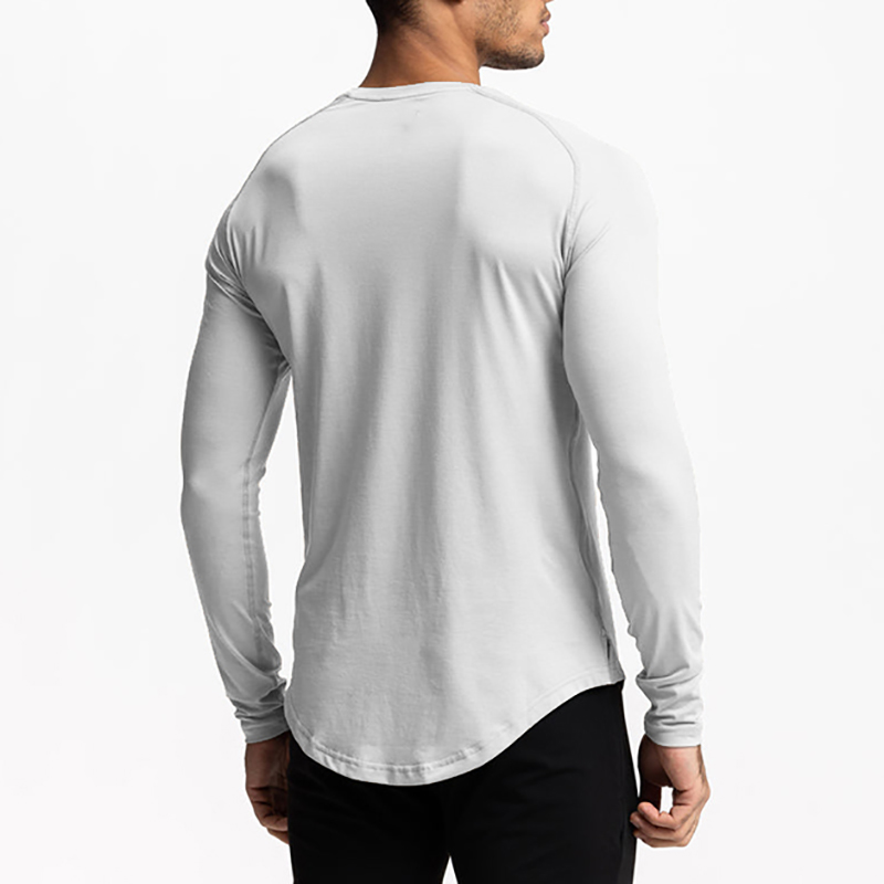 Plain Autumn Elasticity Tight  – T Shirt Tight Fit recenzja i cena