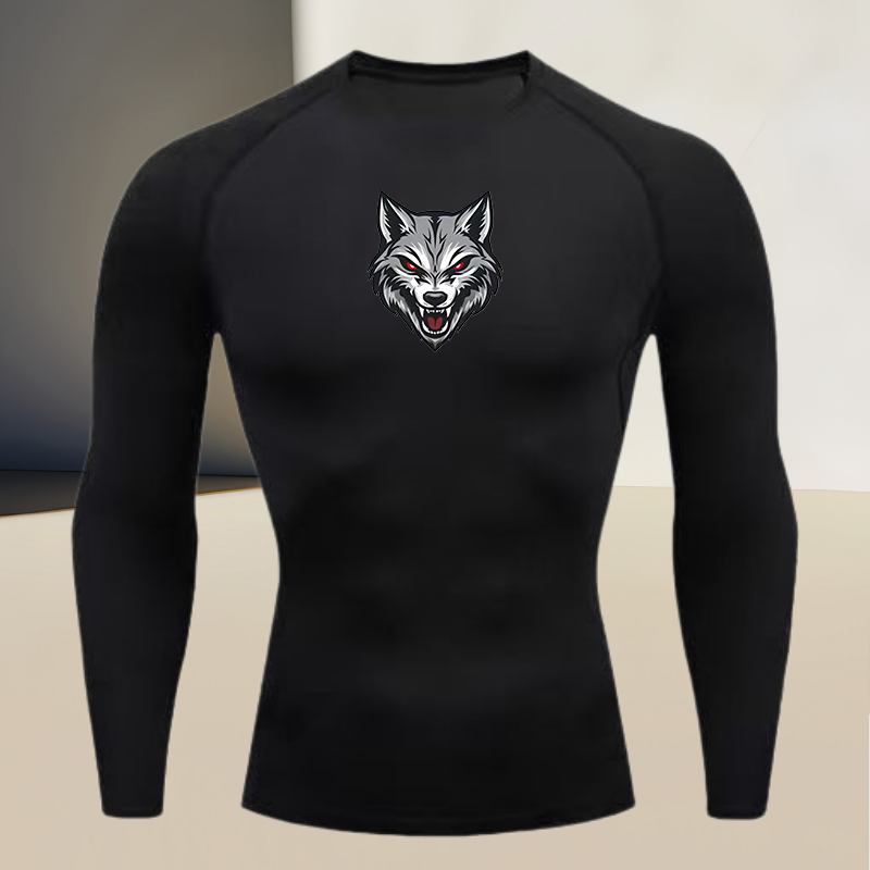Men's long sleeved round neck  – T Shirt Tight Fit recenzja i cena