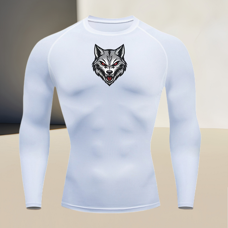 Men's long sleeved round neck  – T Shirt Tight Fit recenzja i cena