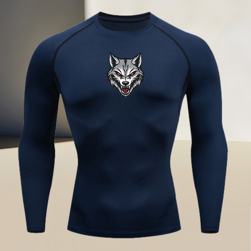 Men's long sleeved round neck  – T Shirt Tight Fit recenzja i cena