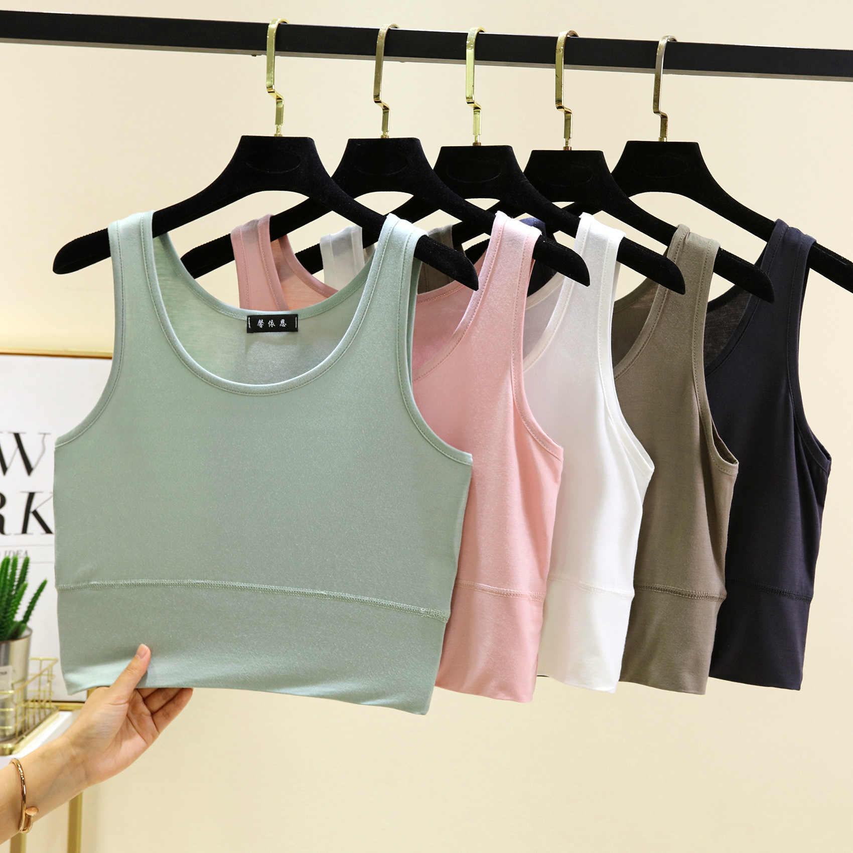 Modal O Neck cropped top Elast – Sleeveless Undershirt recenzja i cena