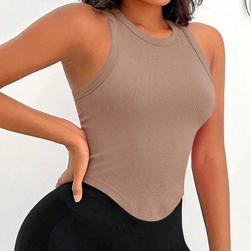 Womens Ribbed Racerback Curved – Tank Top Ribbed recenzja i cena