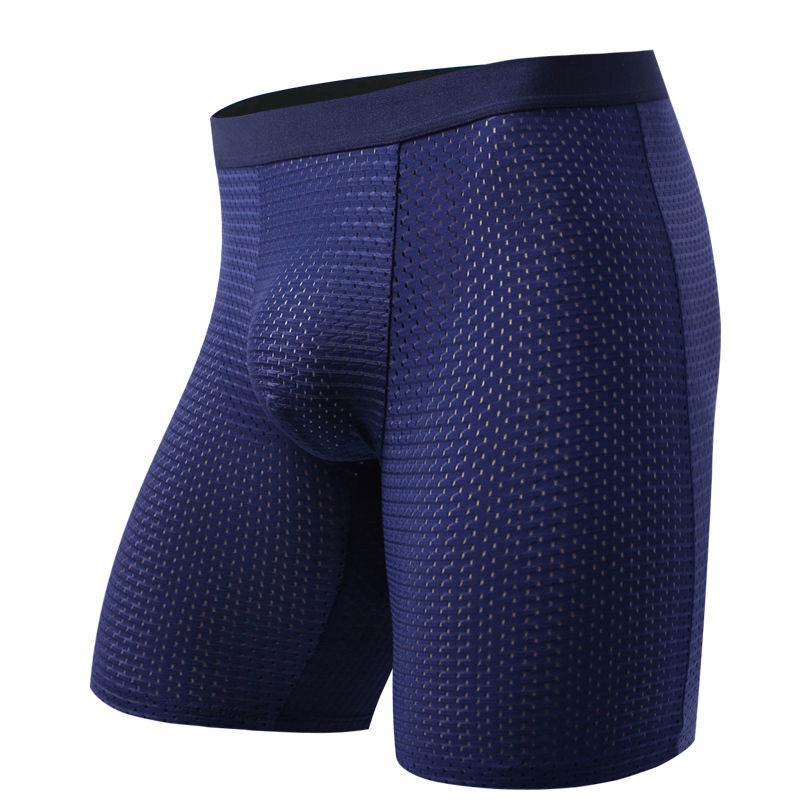 Men's Boxers Shorts Ice Silk M – Long Leg Trunk Men recenzja i cena
