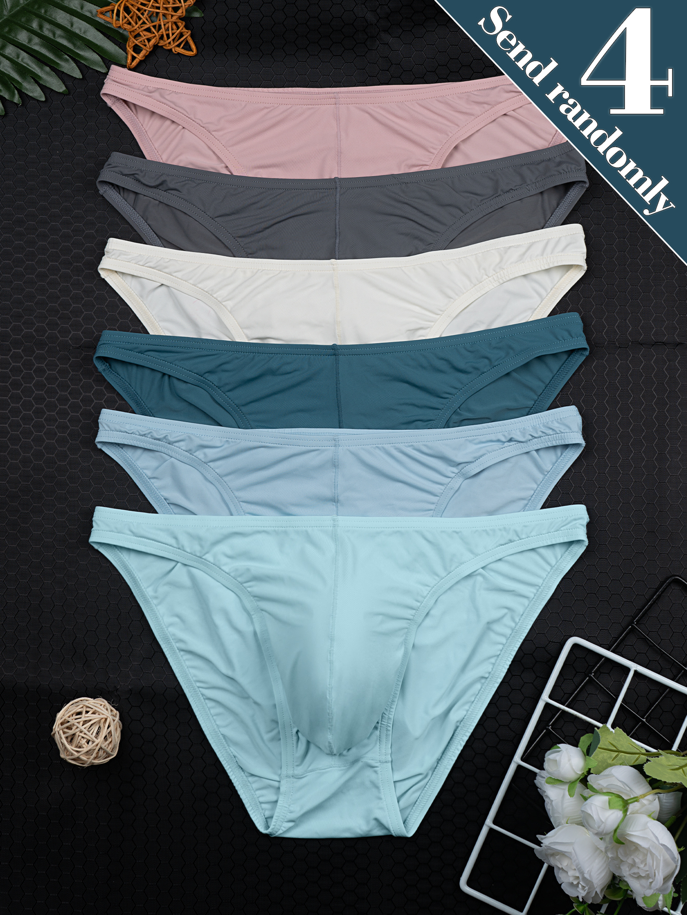 4-Pack Random Color Men's New  – Multi Pack Underwear recenzja i cena