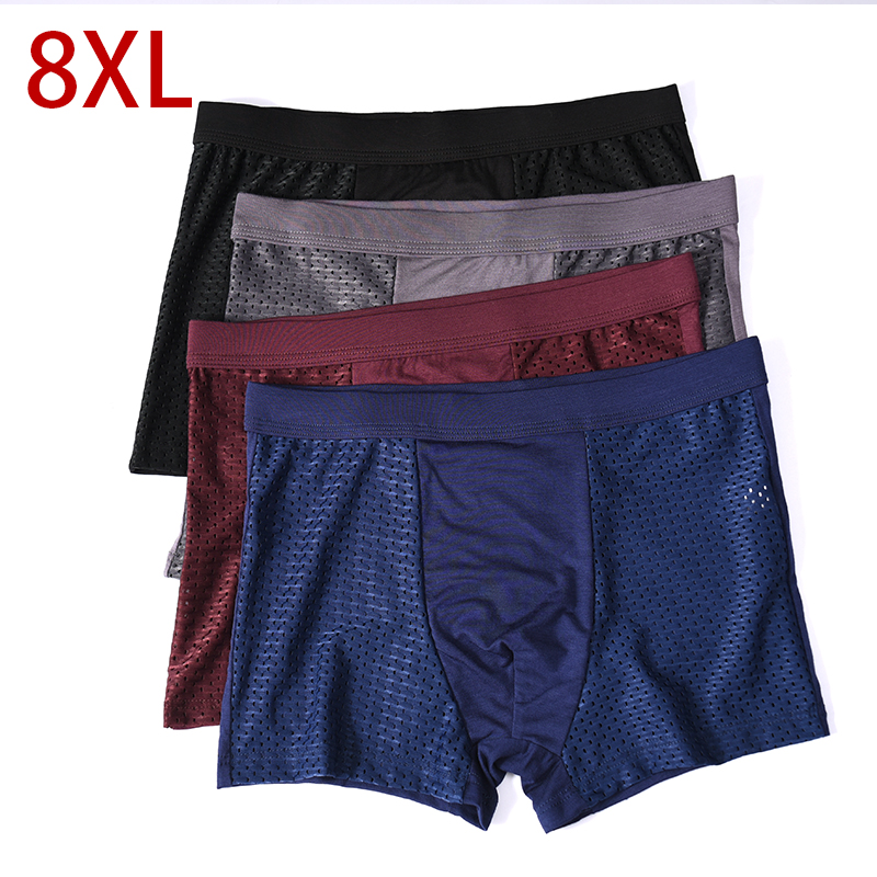 L-8XL Plus Banboo Fiber Men Un – Boxer Shorts Modal recenzja i cena