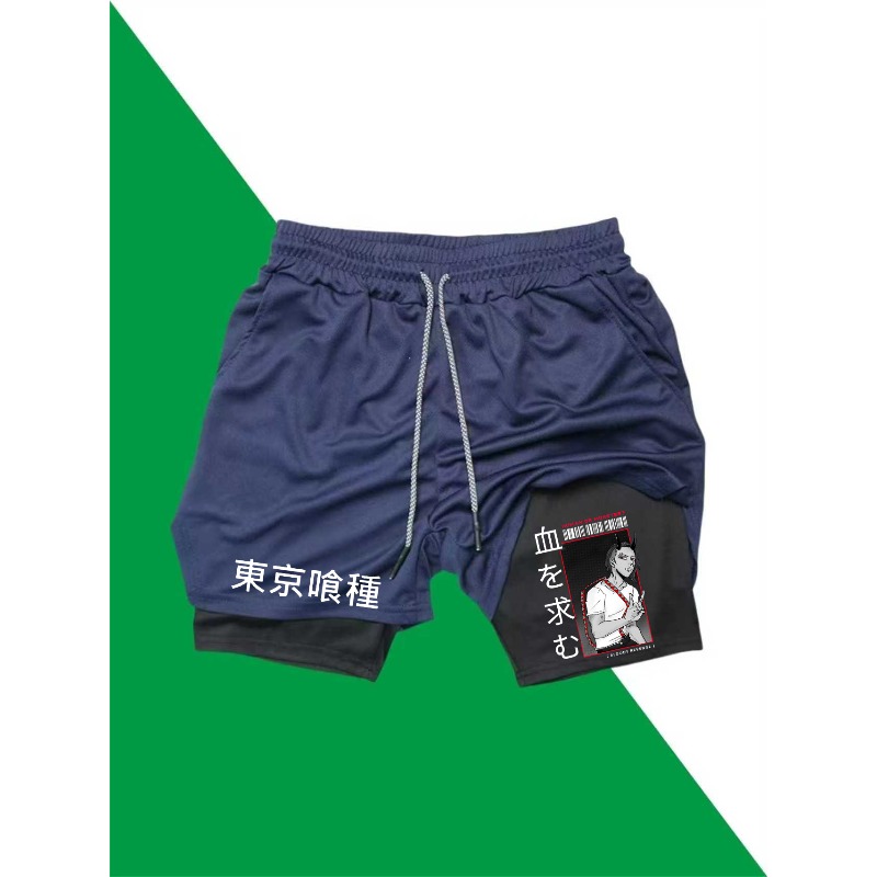 Tokyo Ghoul Print 2in1 Running – Compression Shorts Athletes recenzja i cena