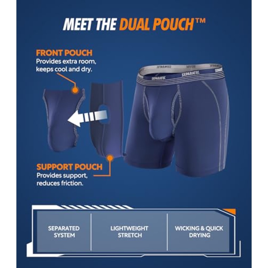 Separatec Mens Underwear with  – Performance Boxer Sport recenzja i cena