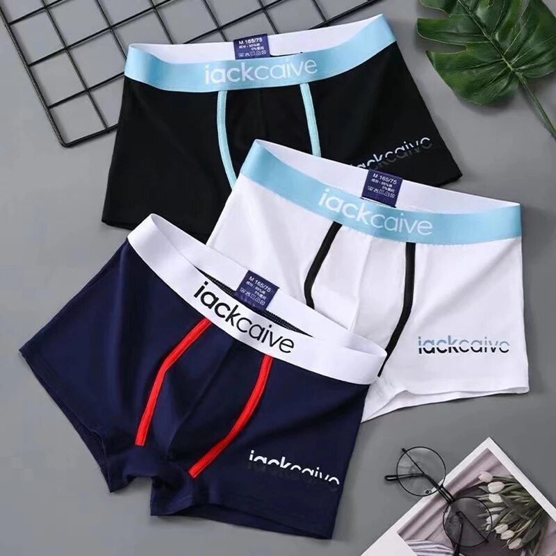 3Pcs Male Panties Cotton Men's – Boxer Brief Pack Cotton recenzja i cena