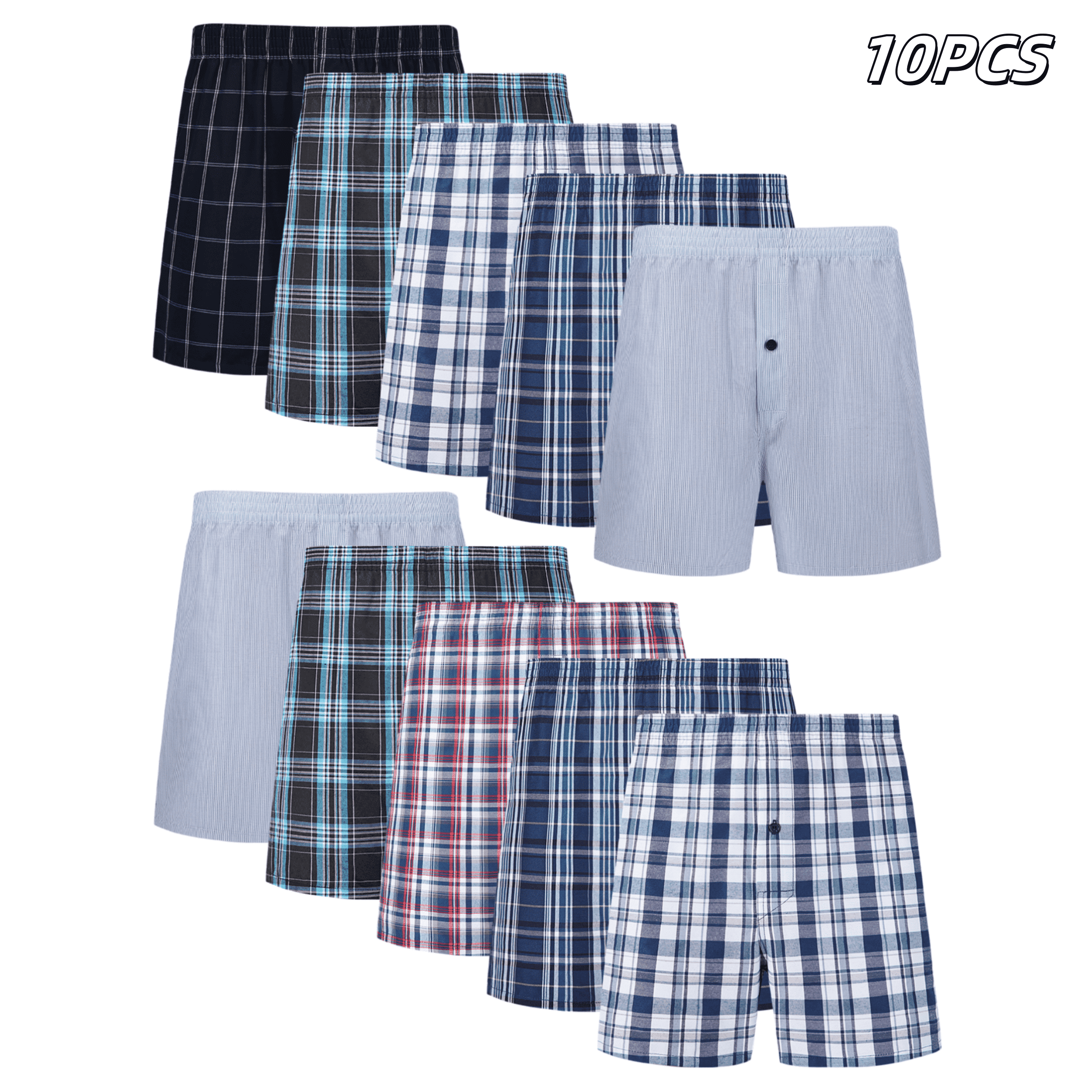10pcs Men's Underwear Spring/S – Boxer Brief Pack Cotton recenzja i cena
