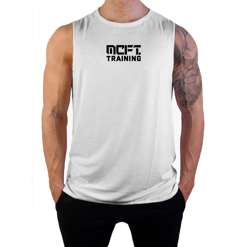 Summer Mesh Gym Tank Top Men L – Sleeveless Undershirt recenzja i cena