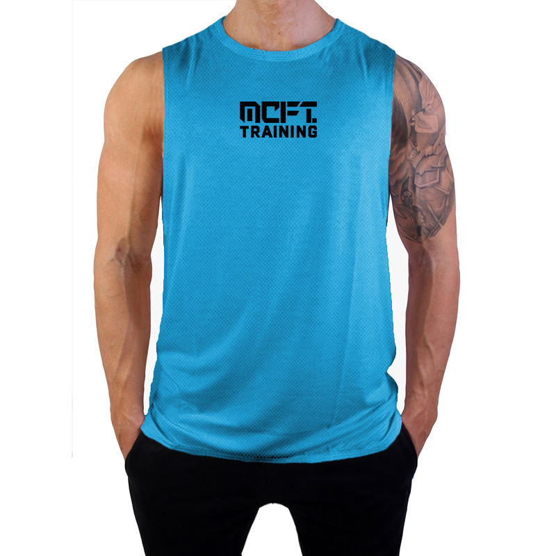 Summer Mesh Gym Tank Top Men L – Sleeveless Undershirt recenzja i cena