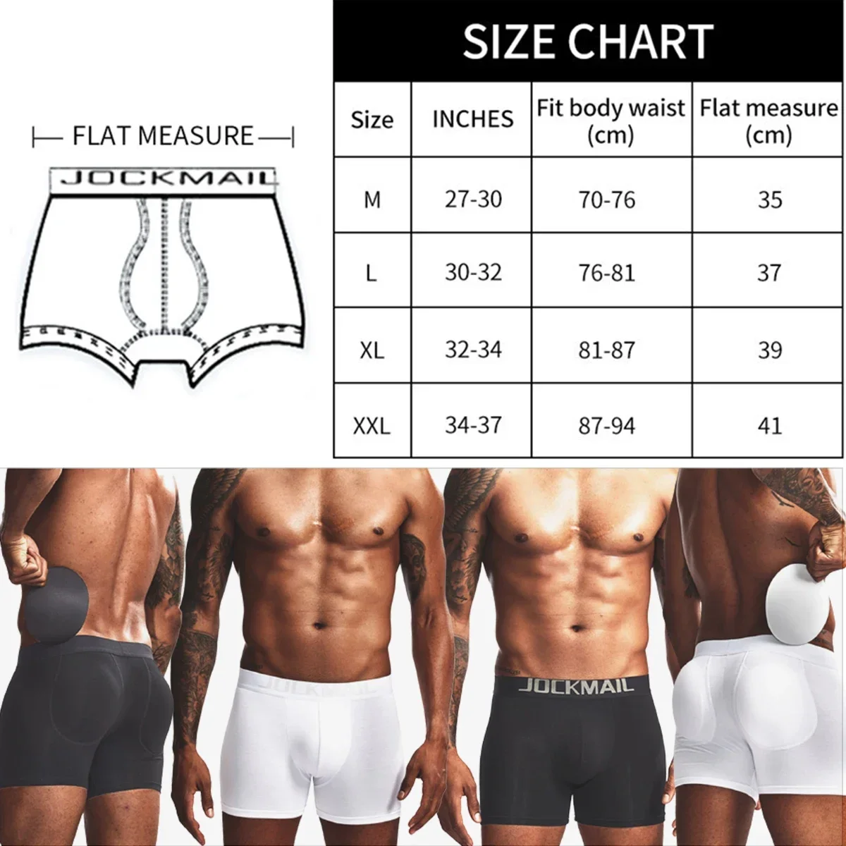 Men Comfortable Cotton Butt Li – Boxer Brief Pack Cotton recenzja i cena