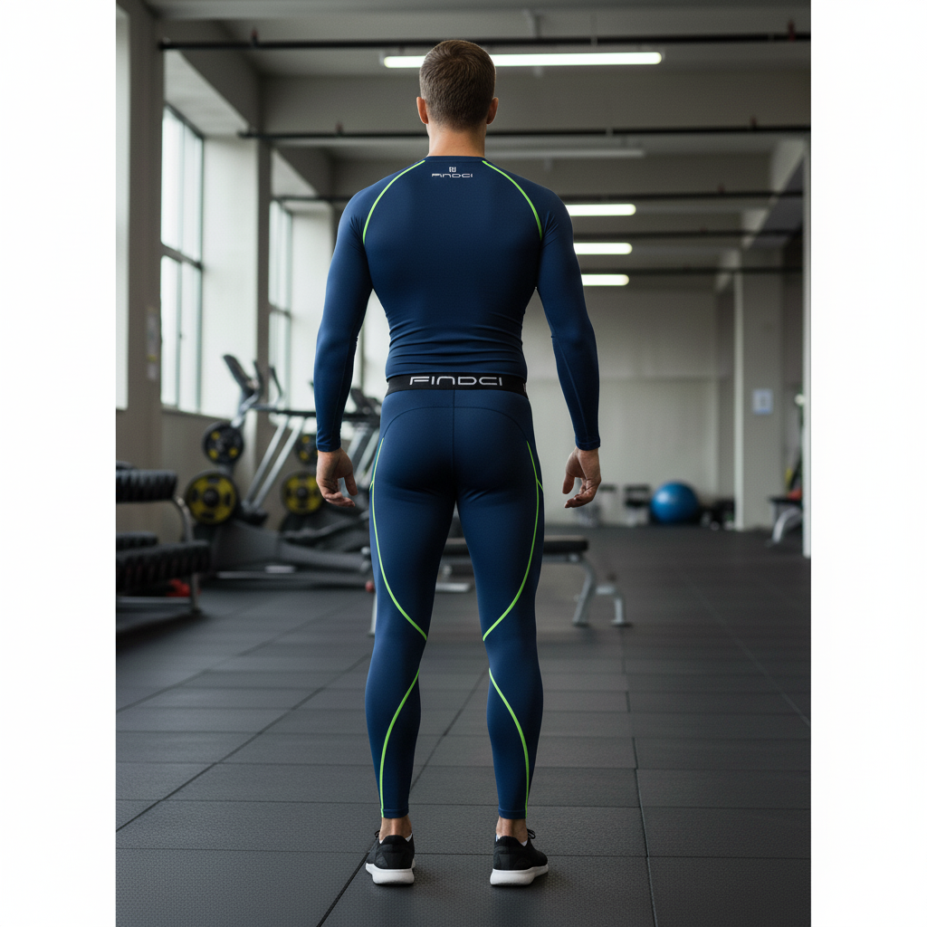 FINDCI Men's Sports Running Se – Compression Long Pant recenzja i cena