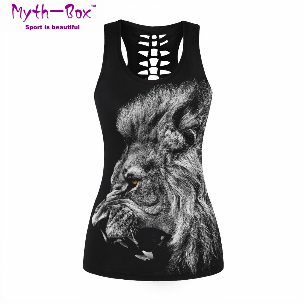 Women Sport Vest Bad Cat Print – Sleeveless Undershirt recenzja i cena