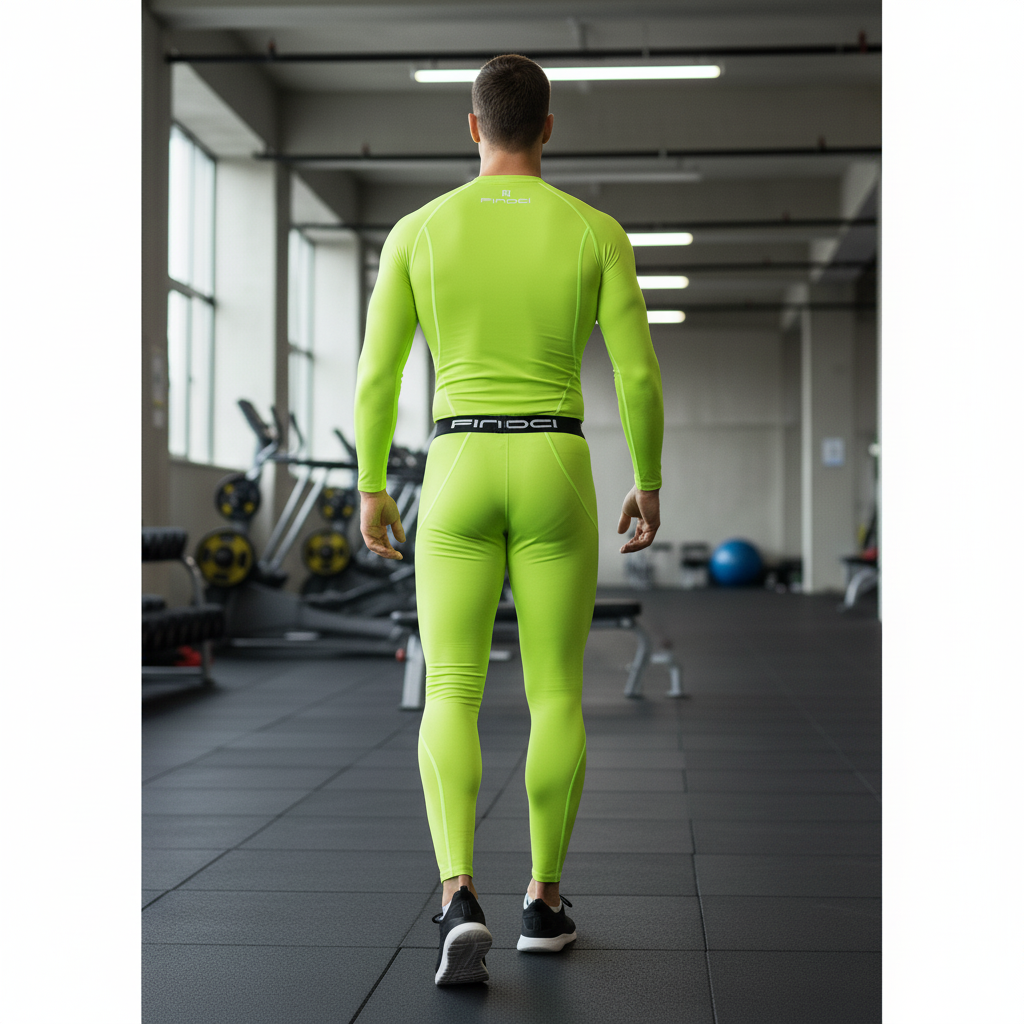 FINDCI Men's Sports Running Se – Compression Long Pant recenzja i cena