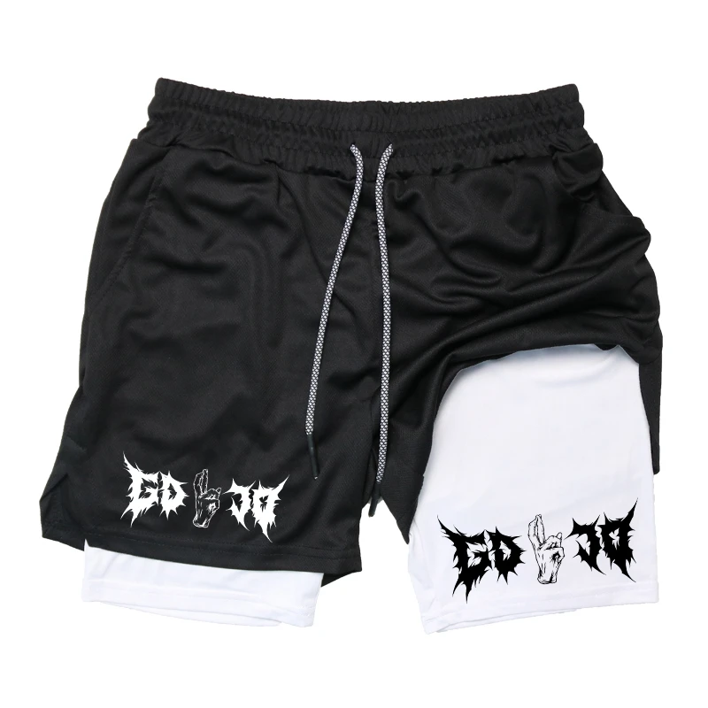 Print 2 in 1 Running Shorts fo – Compression Shorts Athletes recenzja i cena