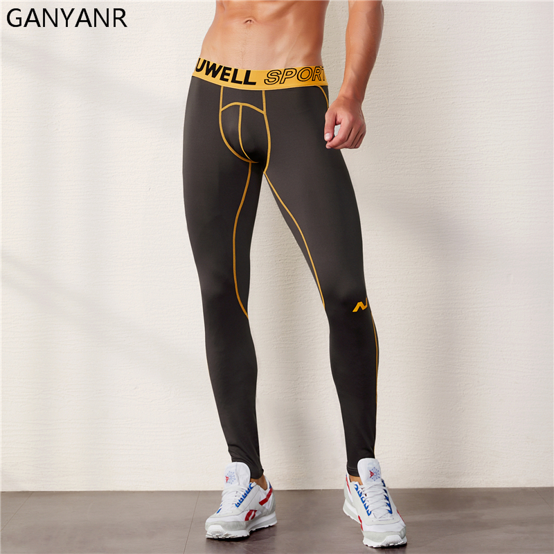 GANYANR Running Tights Men Spo – Compression Long Pant recenzja i cena