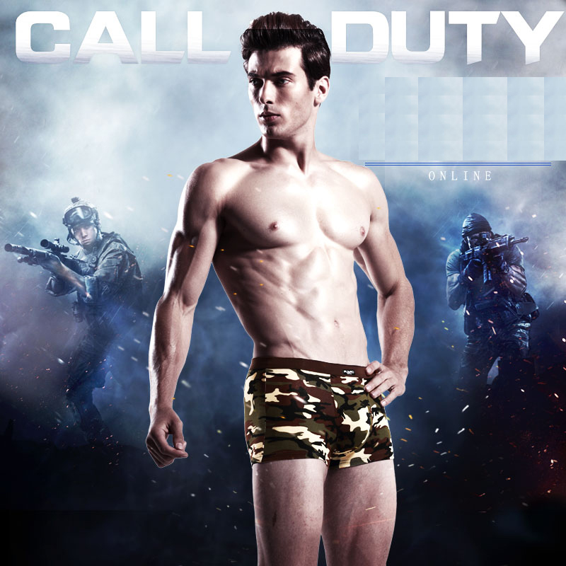 4pcs/lot Camouflage Boxer Men  – Multi Pack Underwear recenzja i cena