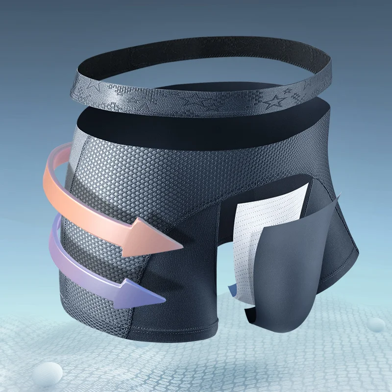 Men's underwear, men's ice sil – Mesh Sport Boxer recenzja i cena